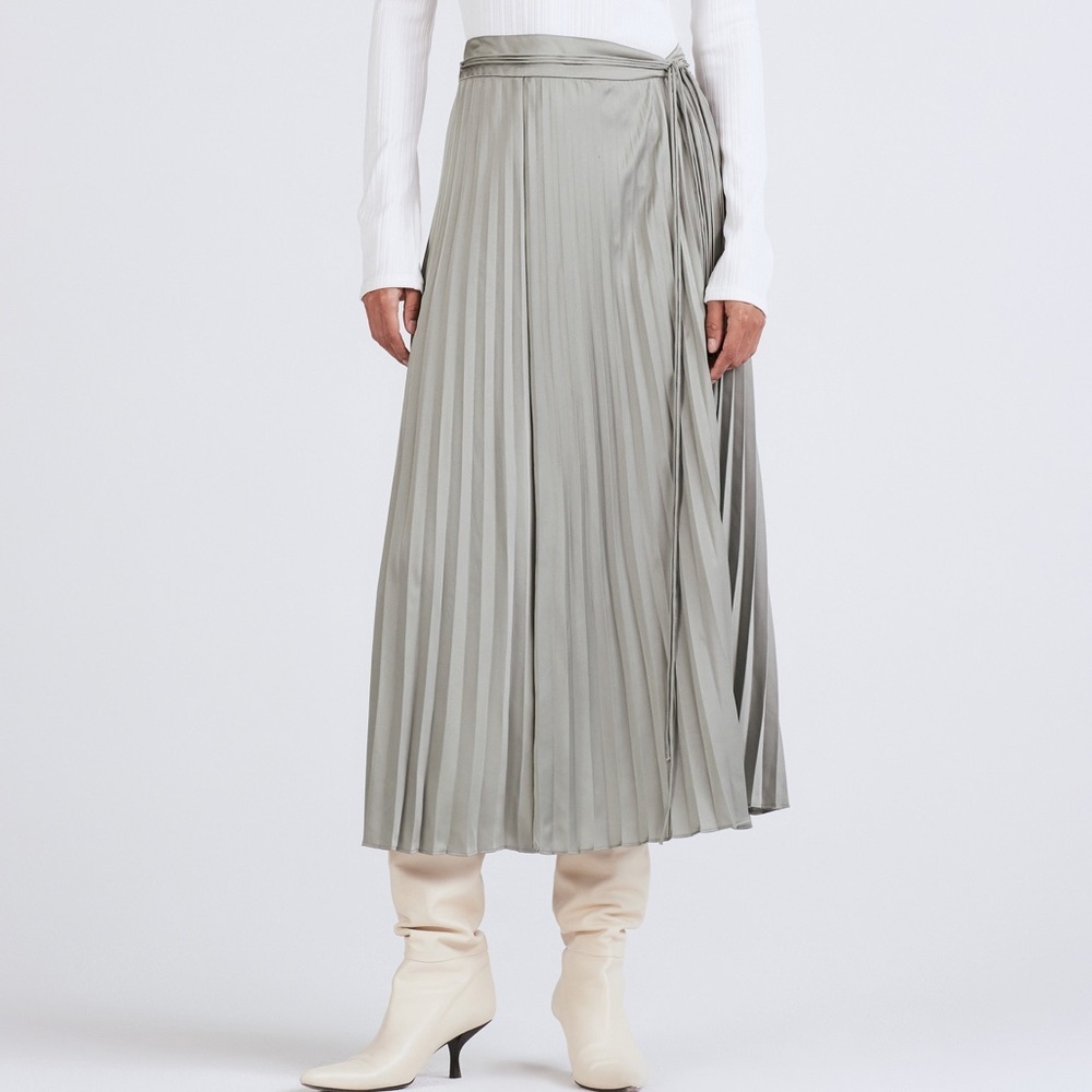 Derek Lam 10 Crosby | Alda Pleated Midi Skirt